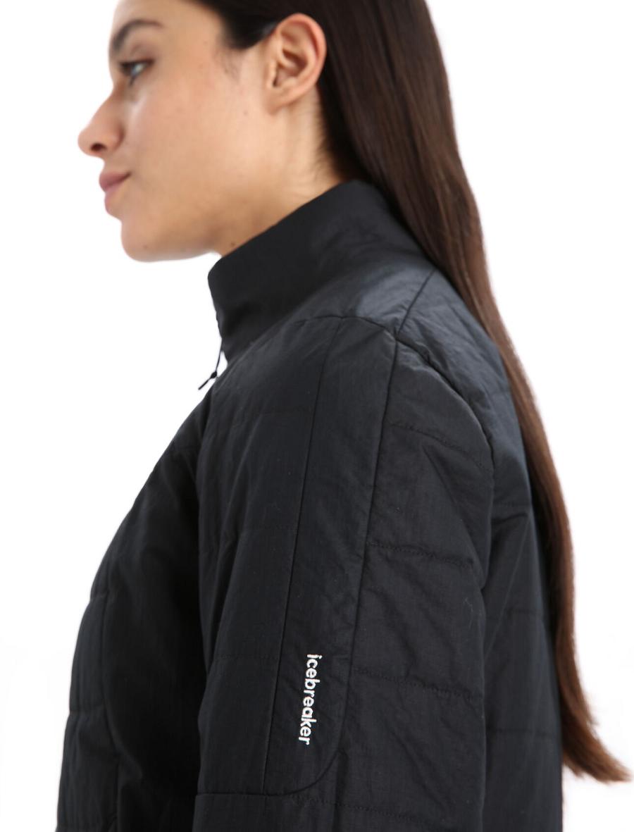 Black Icebreaker MerinoLoft™ Women's Jackets | AU 1649TCEV